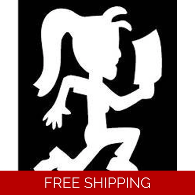ICP Insane Clown Posse Hatchet Girl Die Cut Vinyl Decal sticker ICP Insane Clown Posse Hatchet Girl Die Cut Vinyl Decal sticker